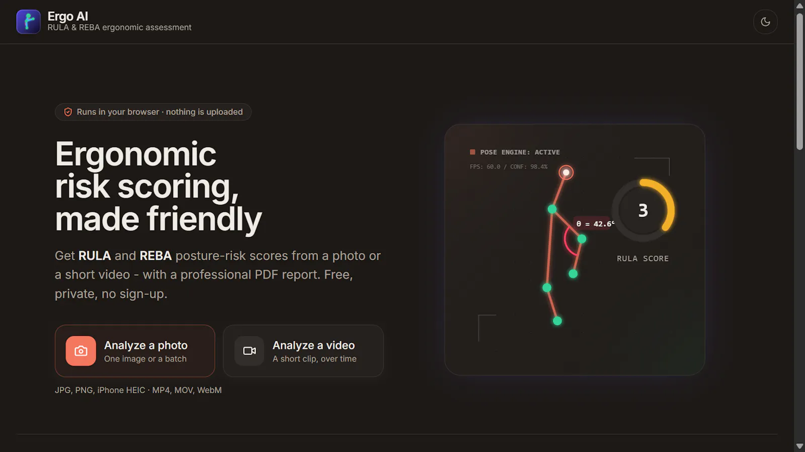 Ergo-AI screenshot 1