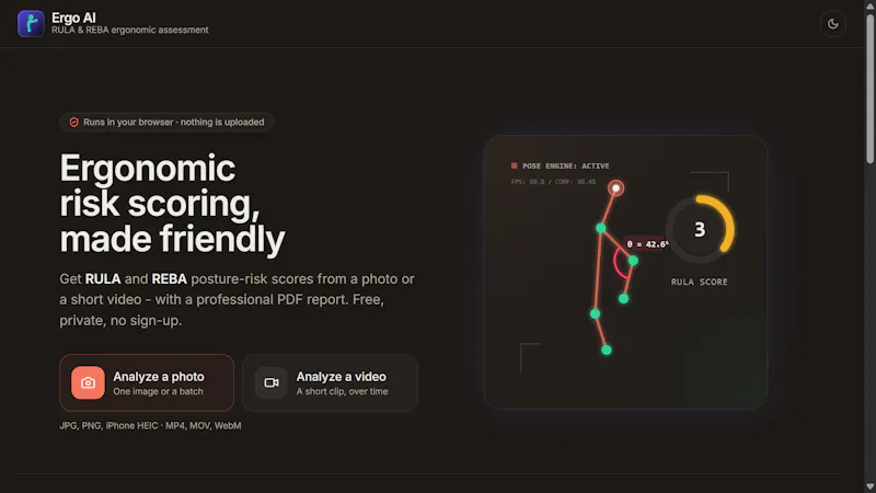 Ergo-AI screenshot 1