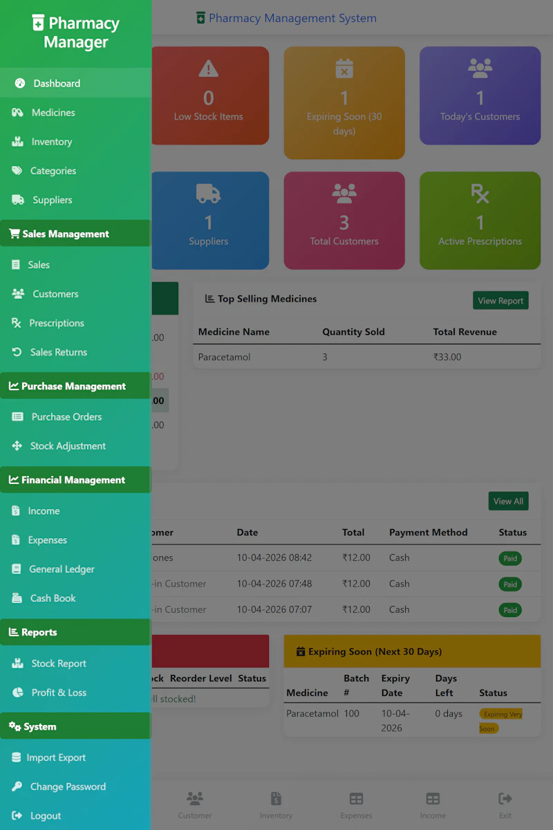 Pharmacy Store Management System screenshot 20