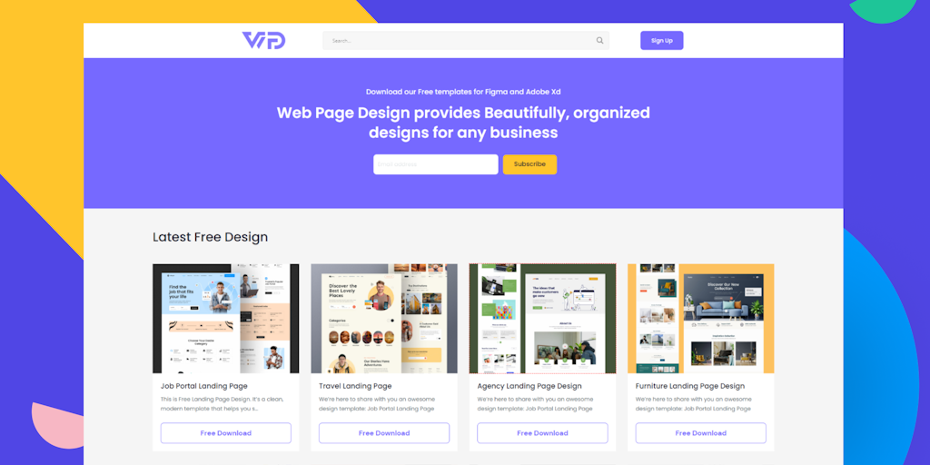Product Page screen design idea #159: Web Page Design Live on Product hunt