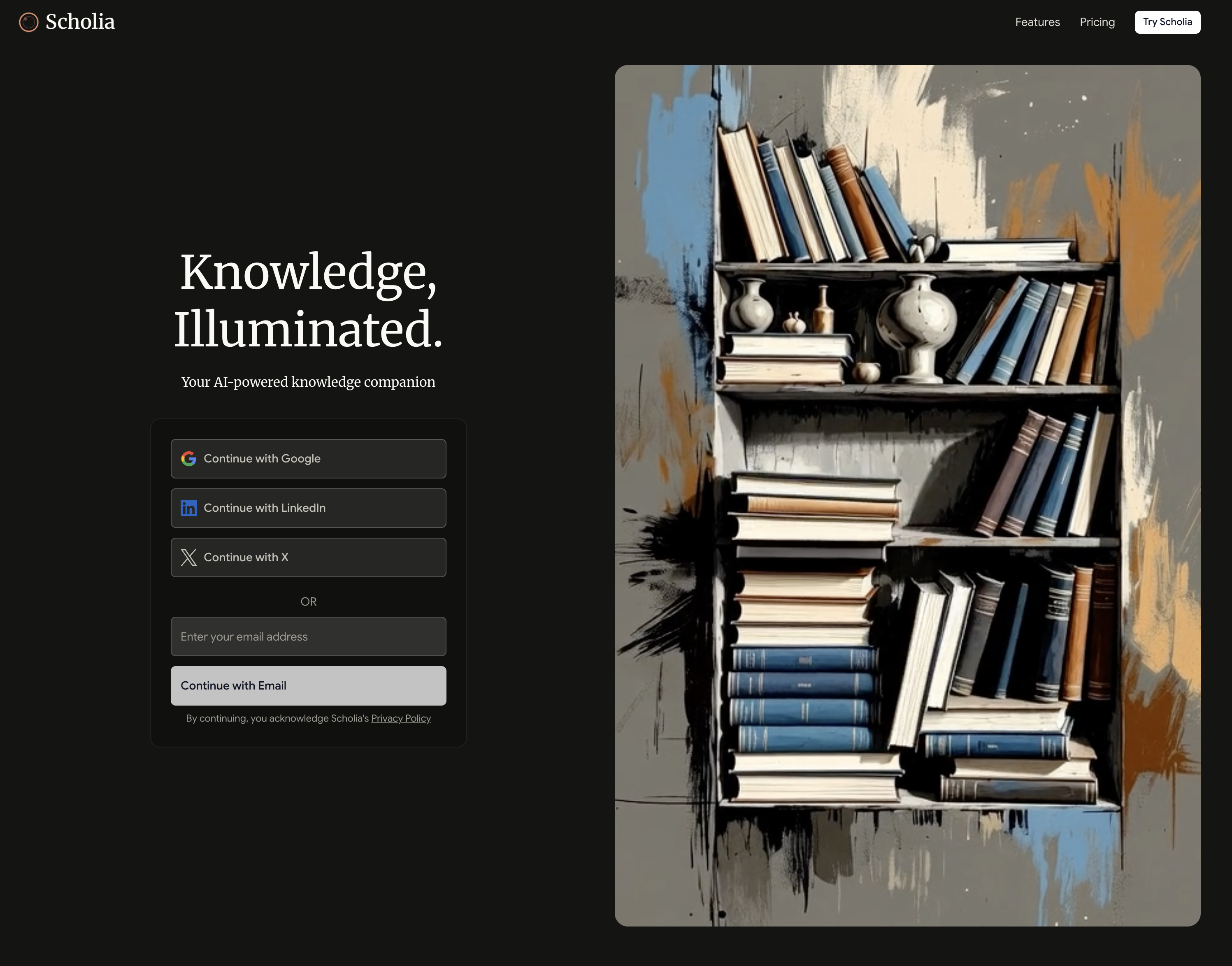 Scholia Awakens - Main product screenshot demonstrating key features and user interface