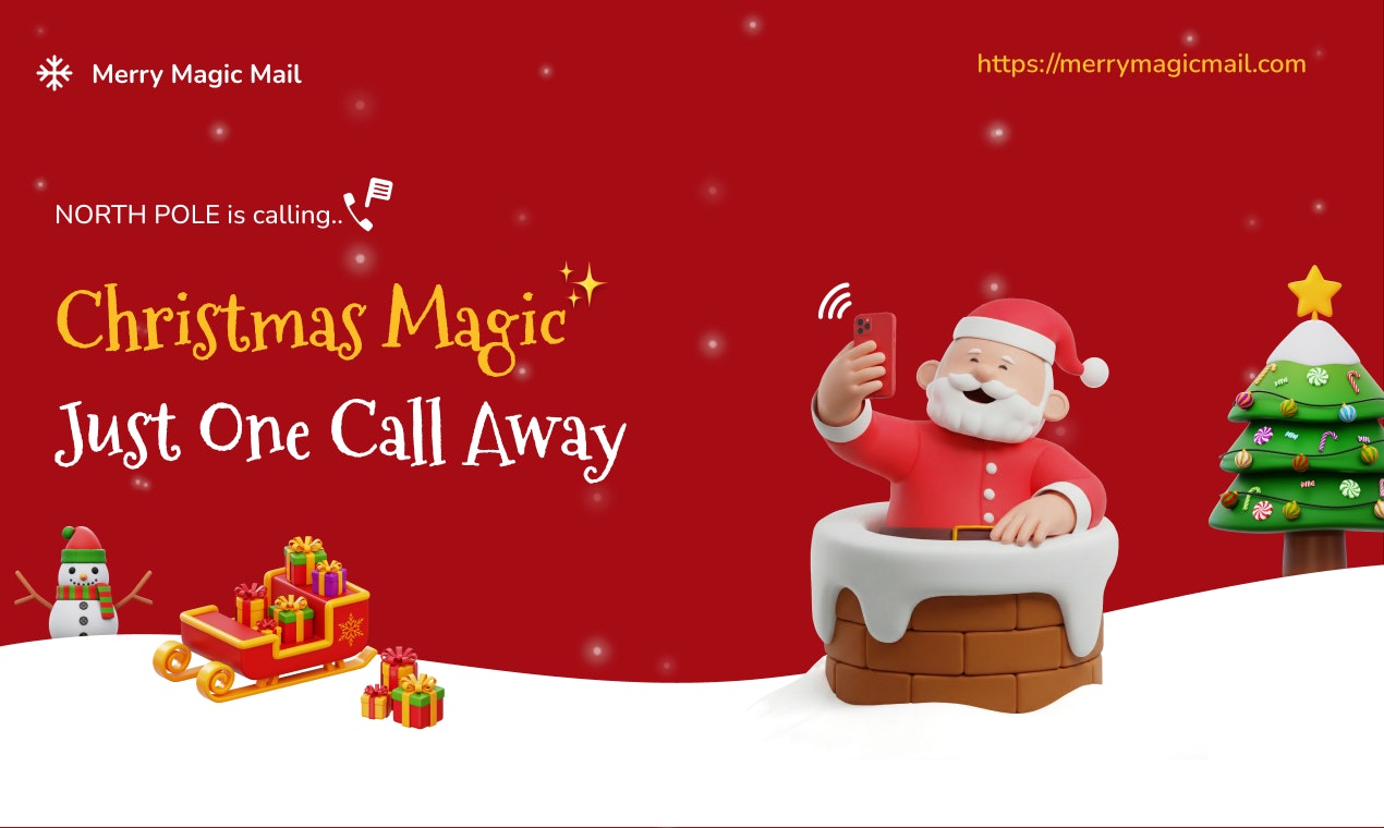 Talk to Santa by Merry Magic Mail