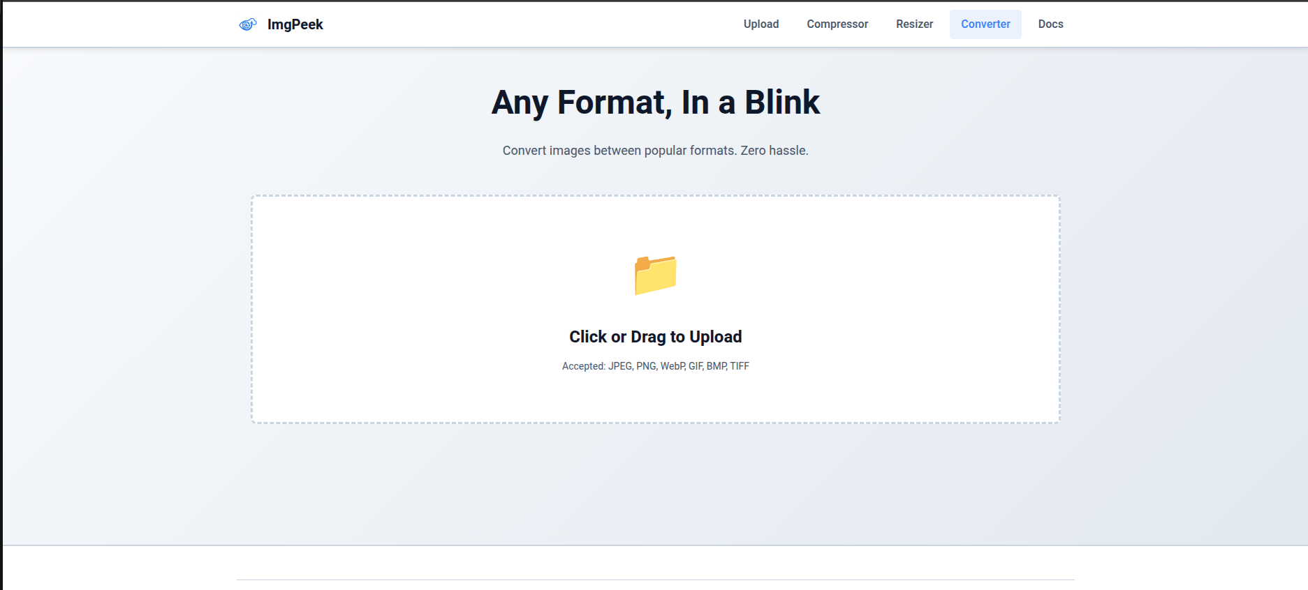 ImgPeek - Screenshot 5 showing product features and functionality