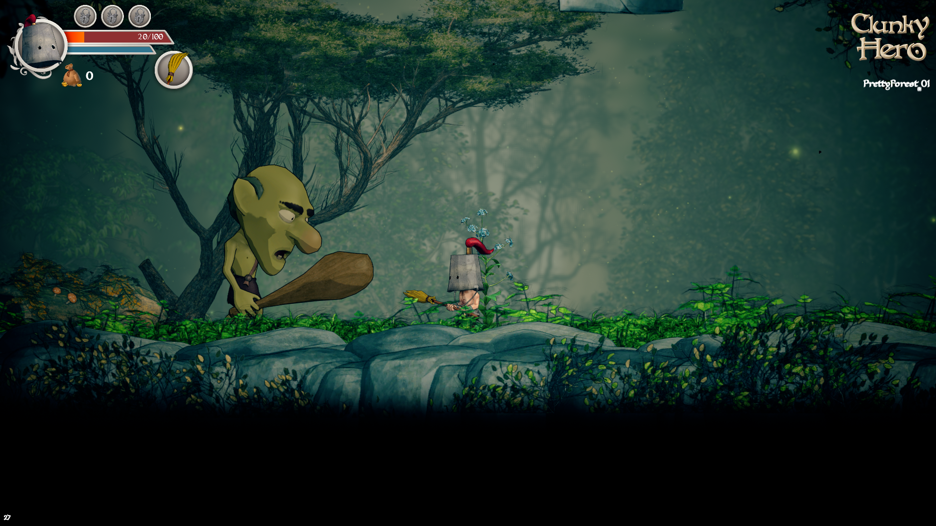 CLUNKY HERO - hilarious video game gallery image