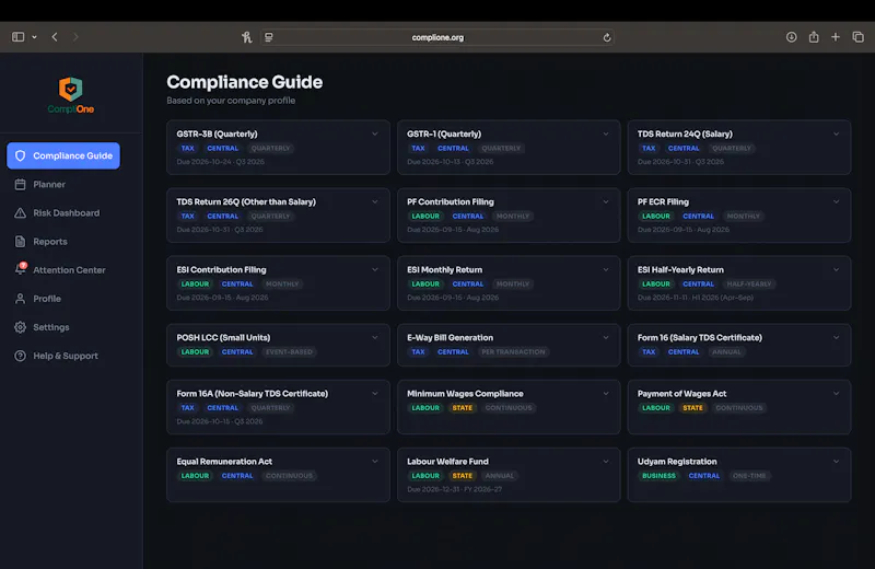 CompliOne screenshot 1