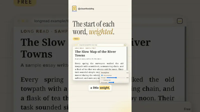 Steadyline screenshot 1 (video preview)
