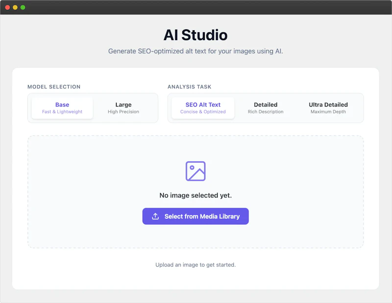 Altivo - WordPress Image SEO Plugin screenshot 1
