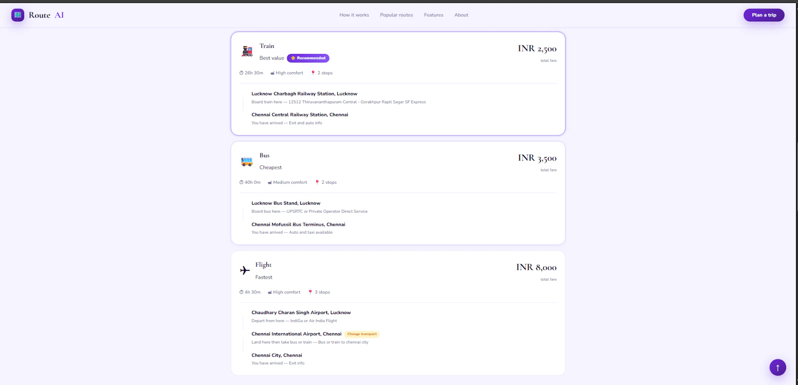 PlanRouteAI screenshot 5