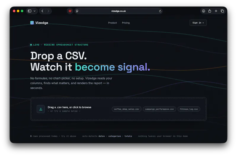 Vizedge screenshot 1