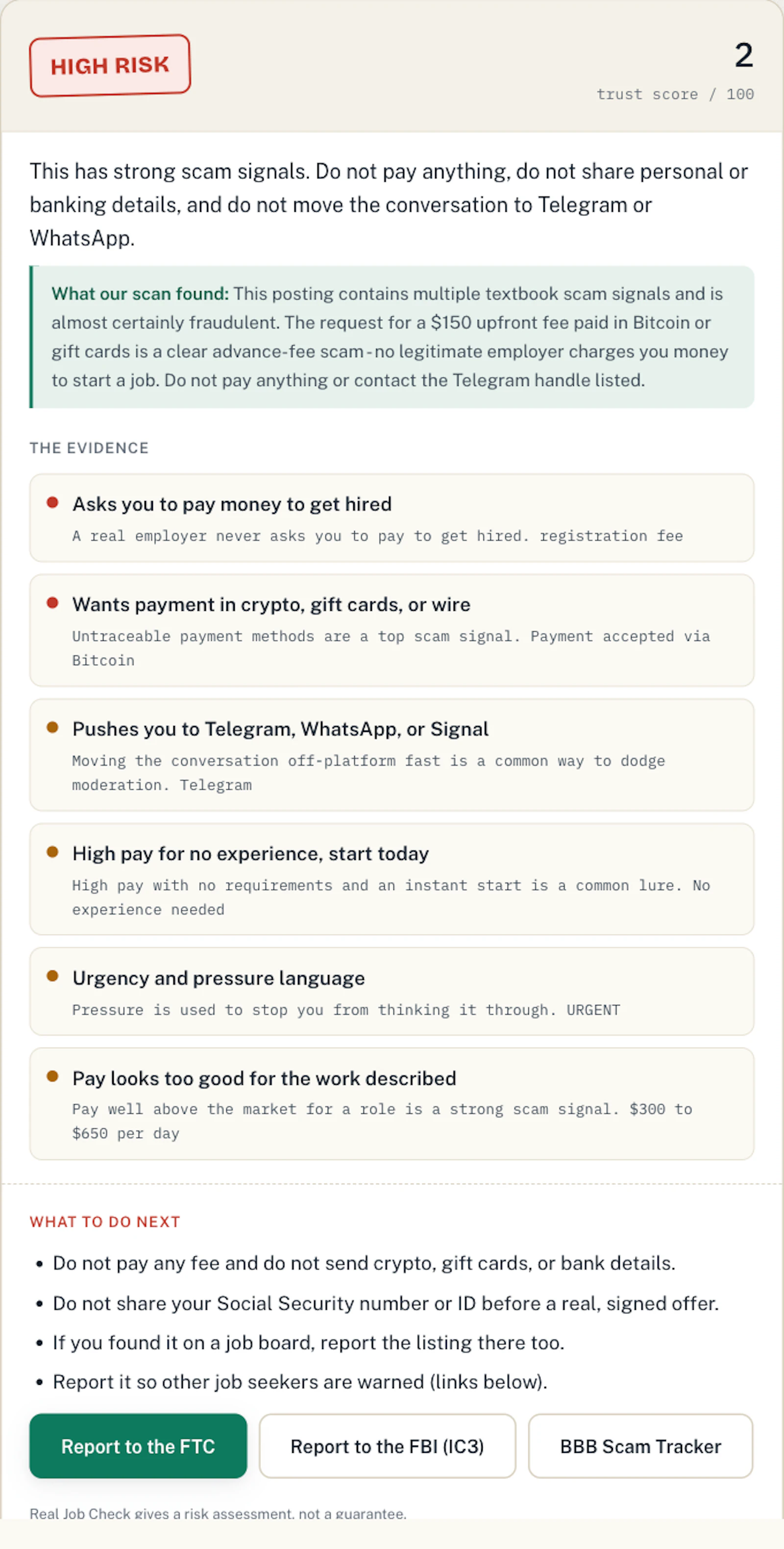 Real Job Check screenshot 2