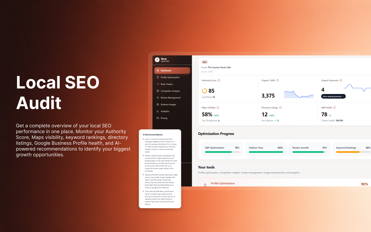 Blazly Local SEO gallery image