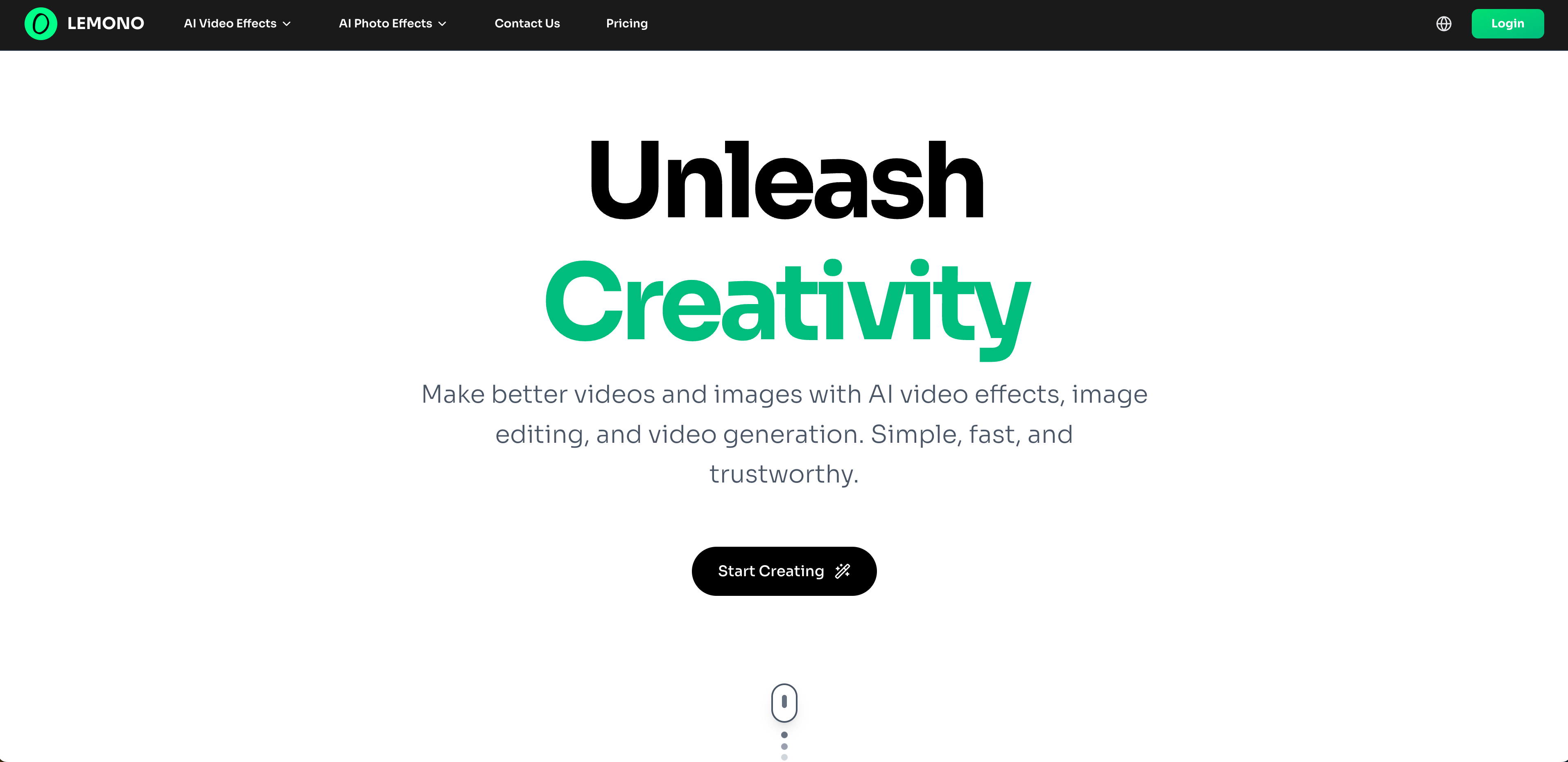 LEMONO AI - Screenshot 4 showing product features and functionality