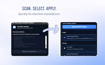 Play Console Translation Assistant gallery image