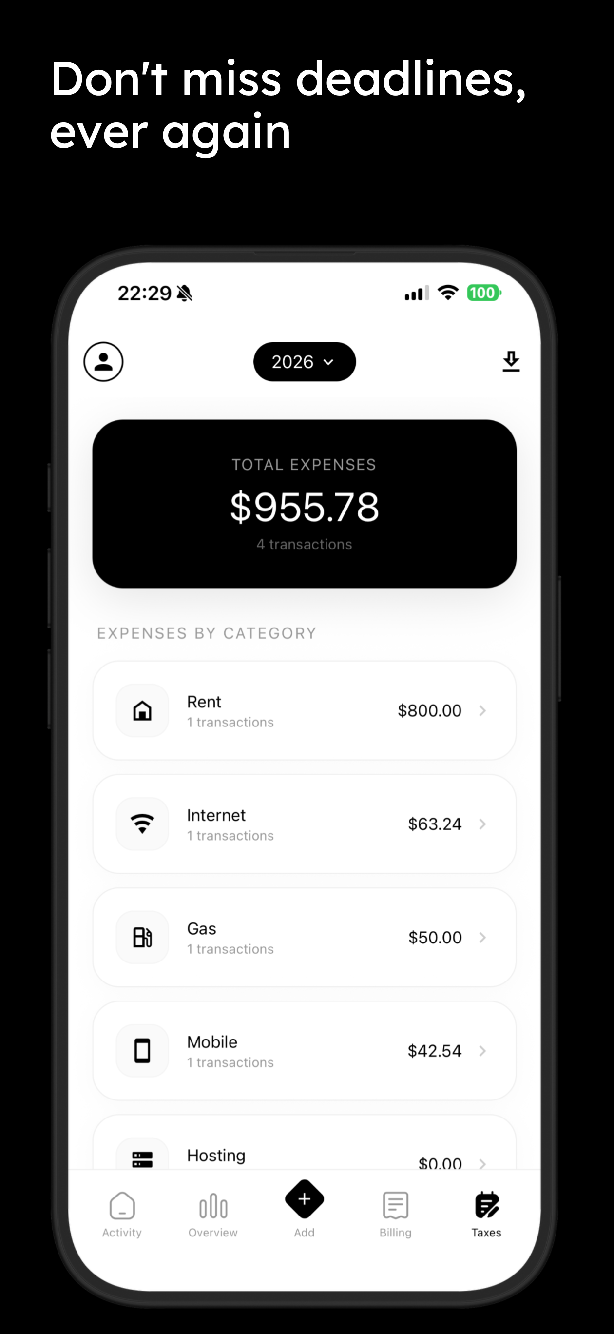 Nibi: Self-Employed - Screenshot 5 showing product features and functionality