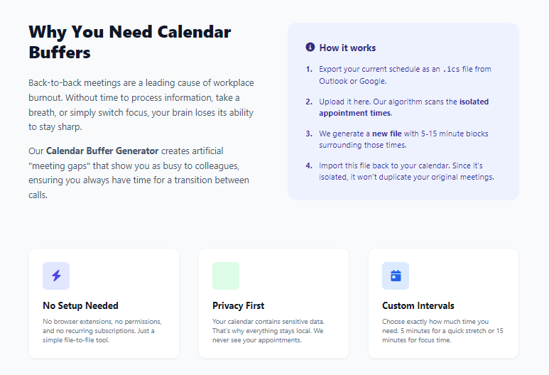 MeetingBuffer.com gallery image