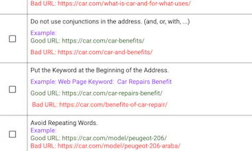 🚀 SEO Friendly URL Checklist gallery image