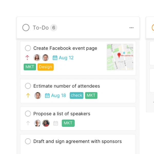 Quire Nested Kanban Board