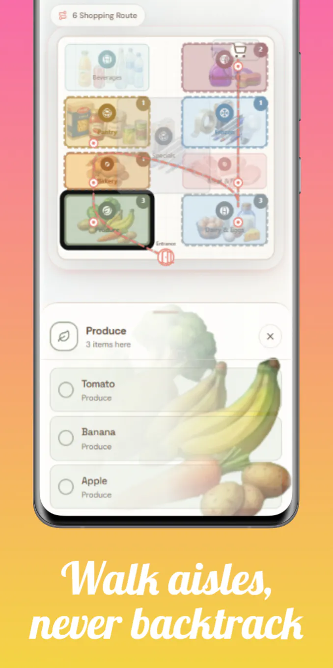 Shop Route: Smart Grocery List gallery image