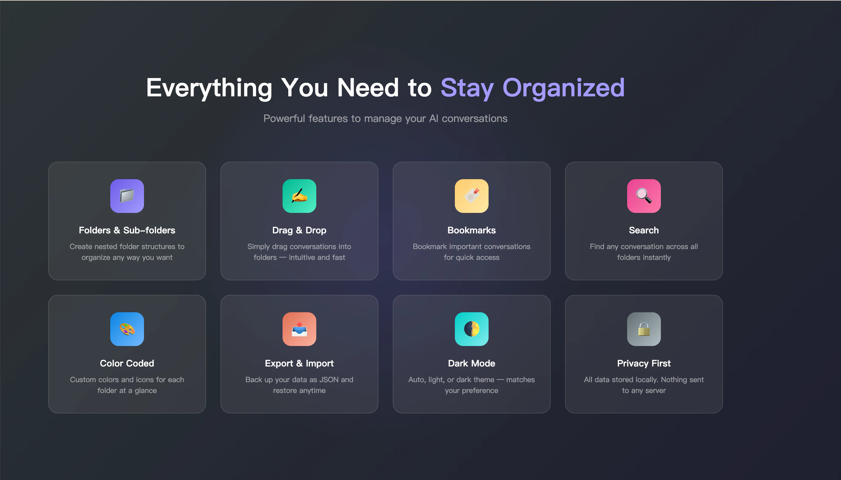 ChatFolders screenshot 2