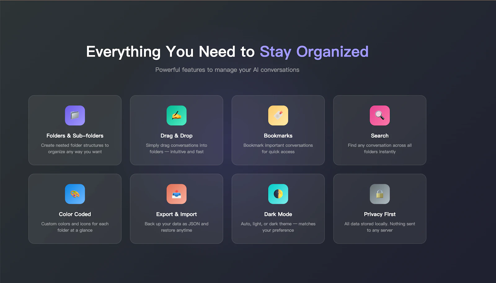 ChatFolders screenshot 2