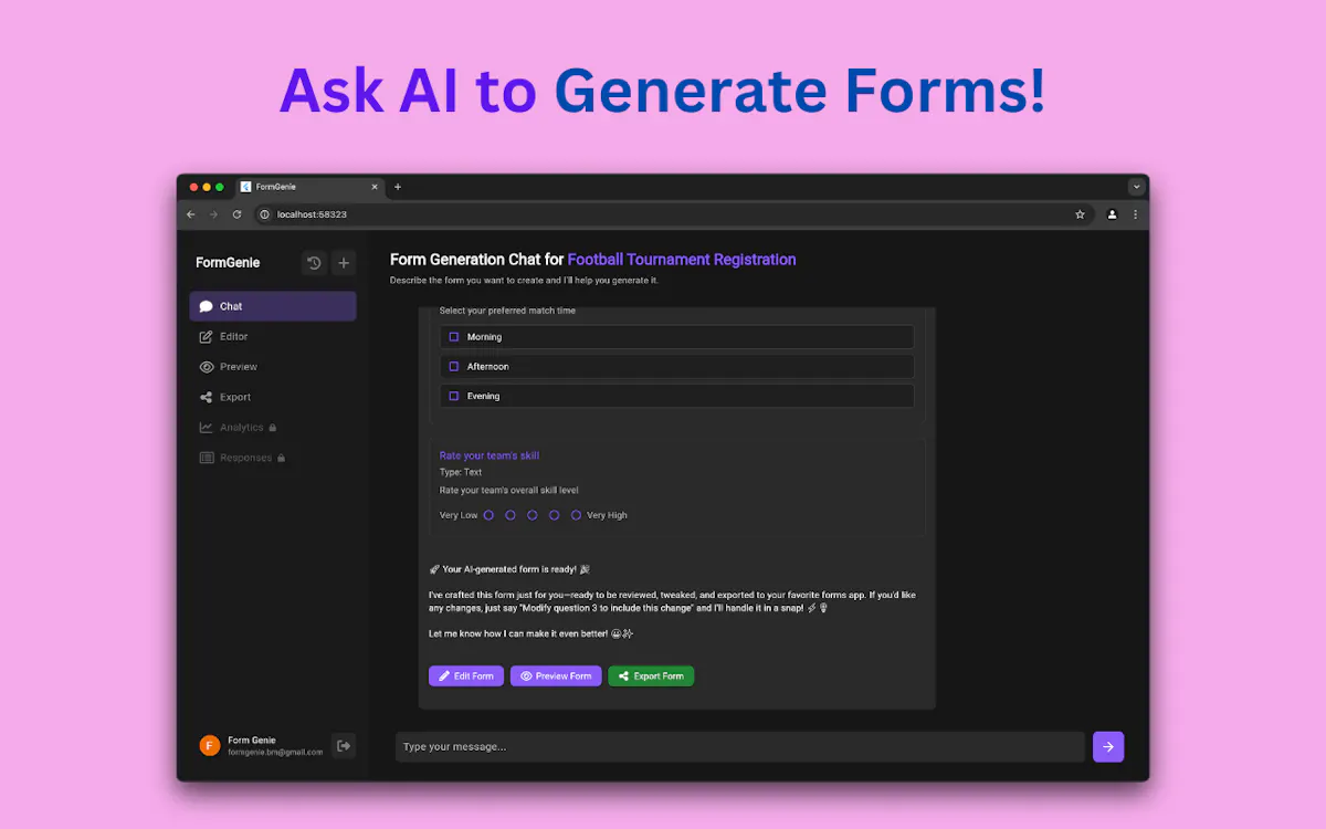 FormGenie