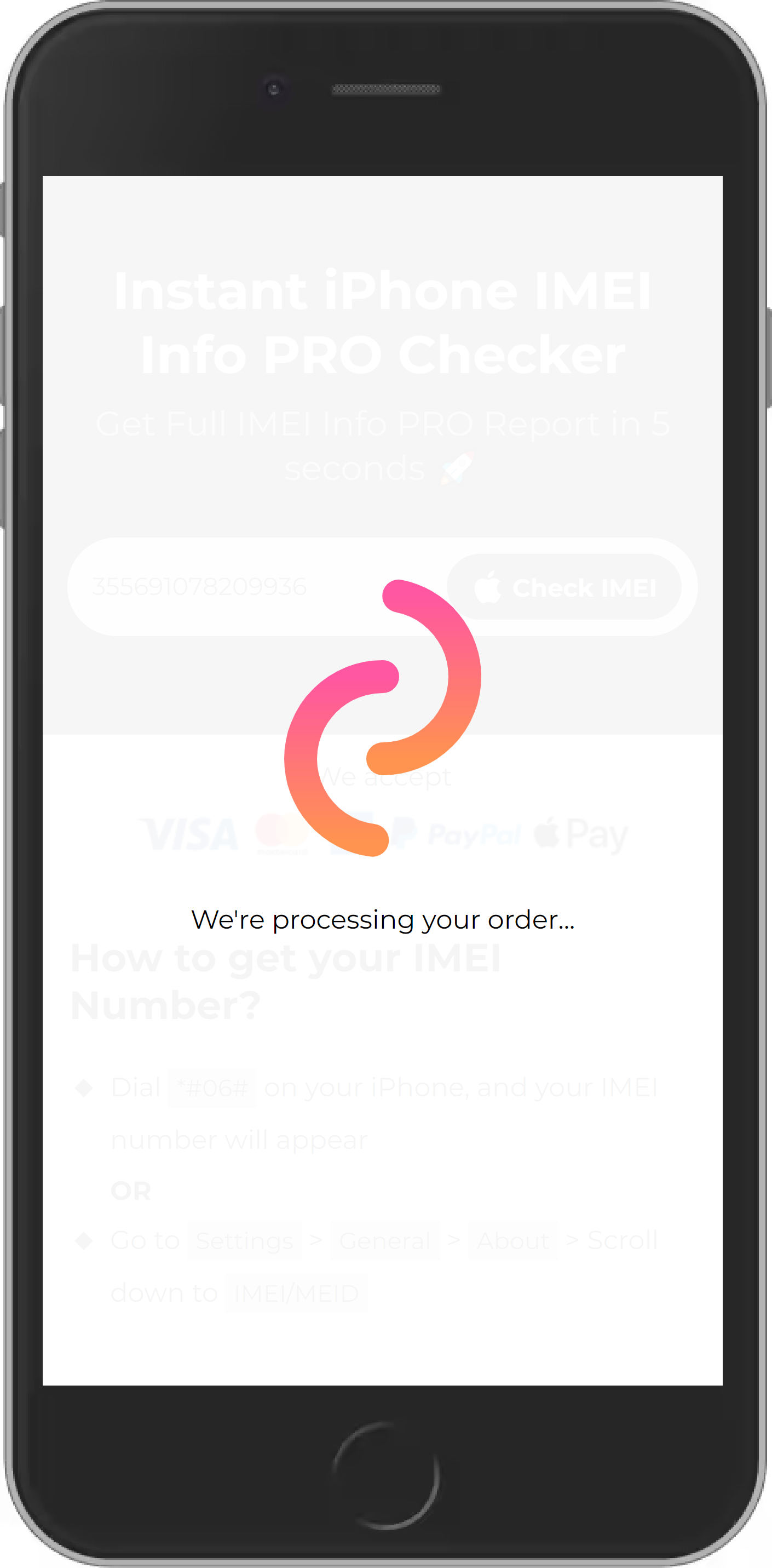 iPhone IMEI Checker gallery image