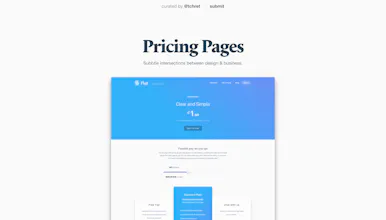 Pricing Pages gallery image