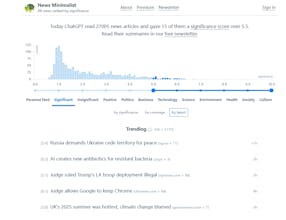 News Minimalist gallery image