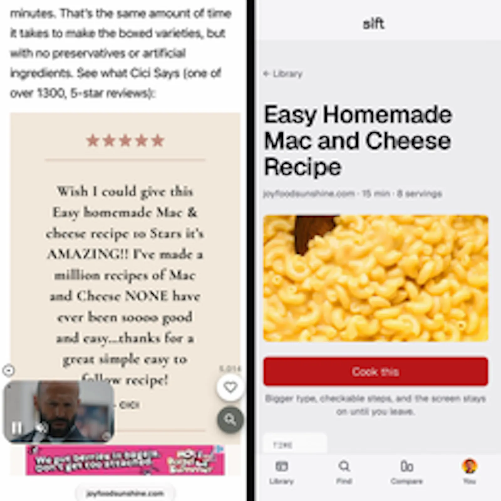 Sift - Recipe Capture screenshot 3