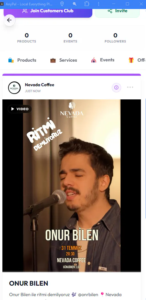 events.AnyPal.io  gallery image