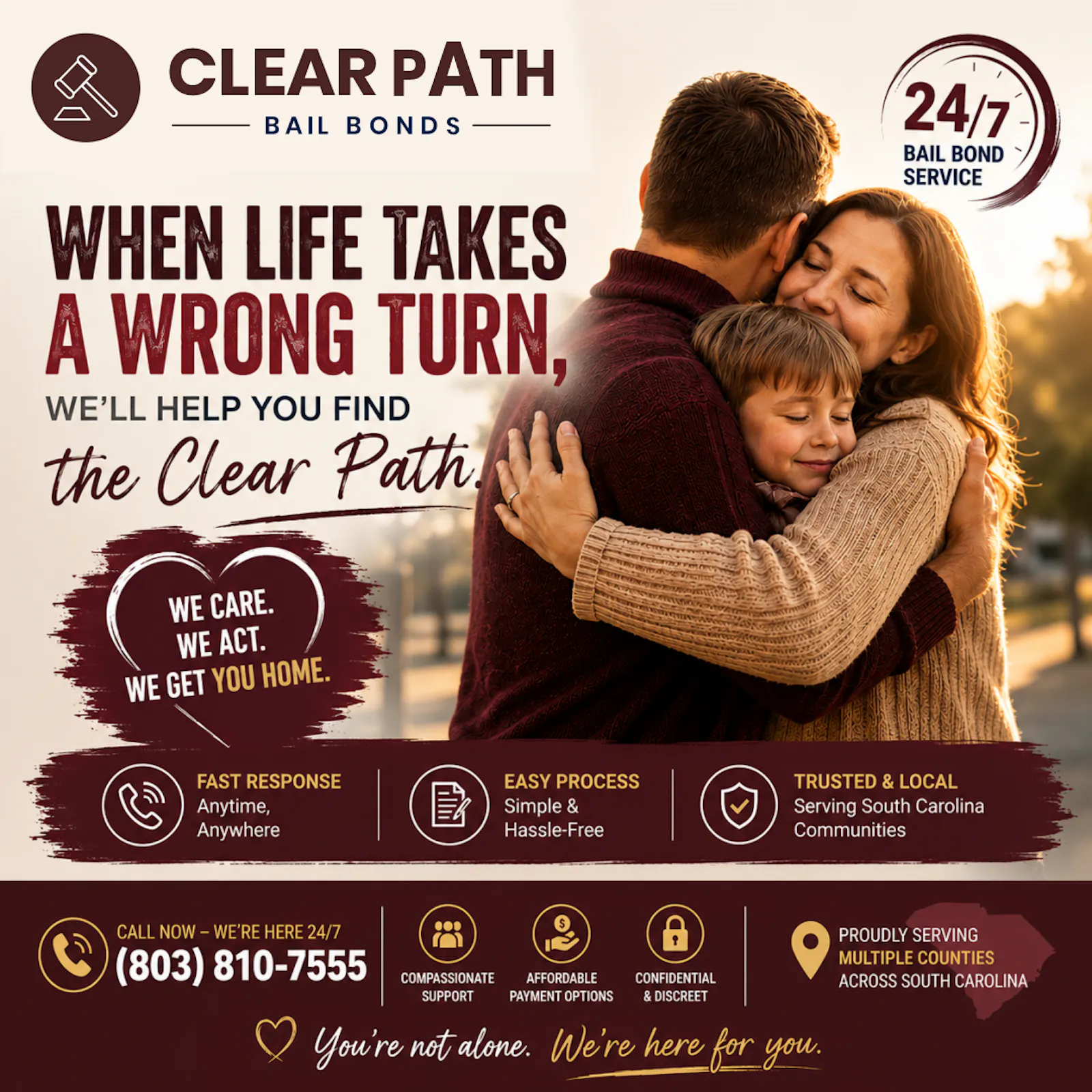 clearpath247bailbonds.com screenshot 1