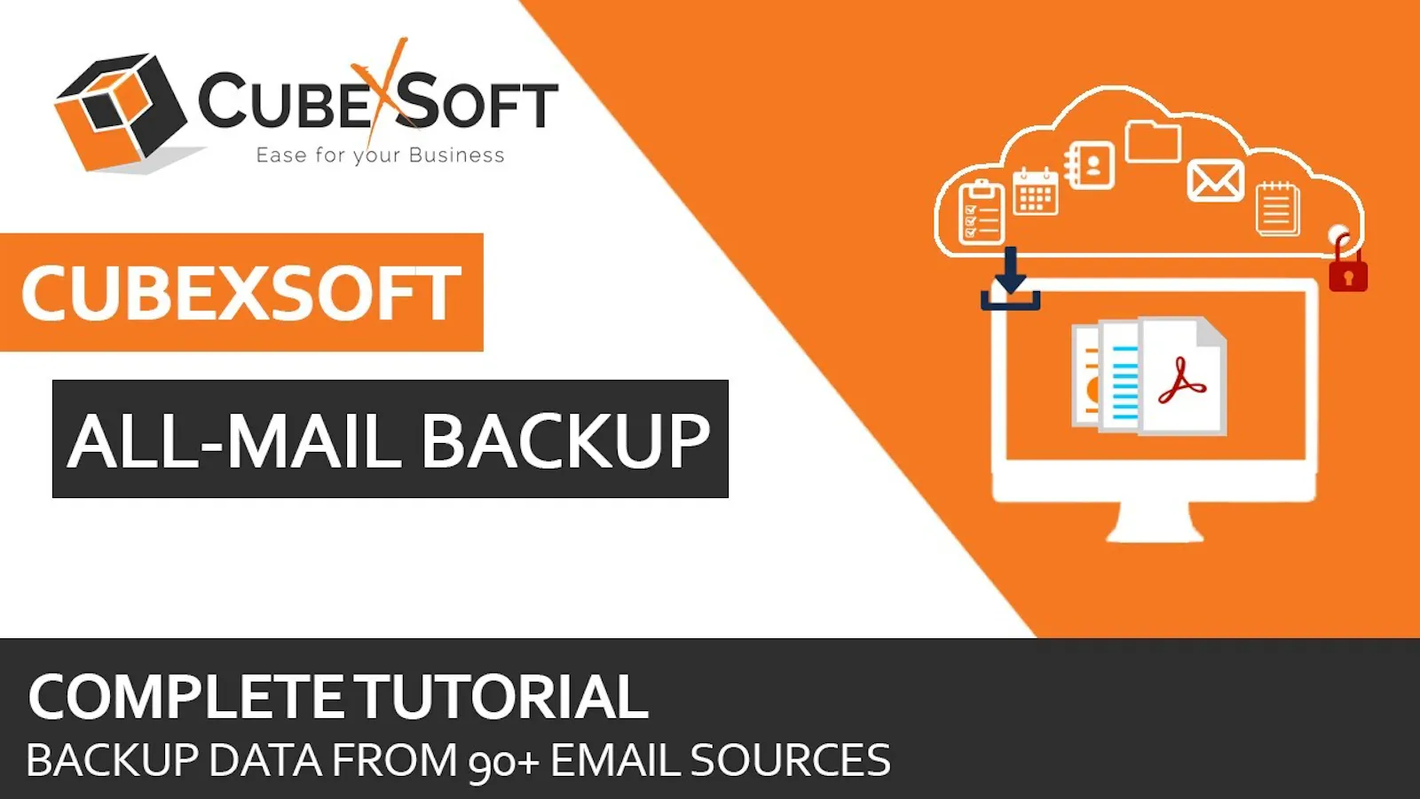 CubexSoft Yahoo Mail Backup Tool  screenshot 1 (video preview)