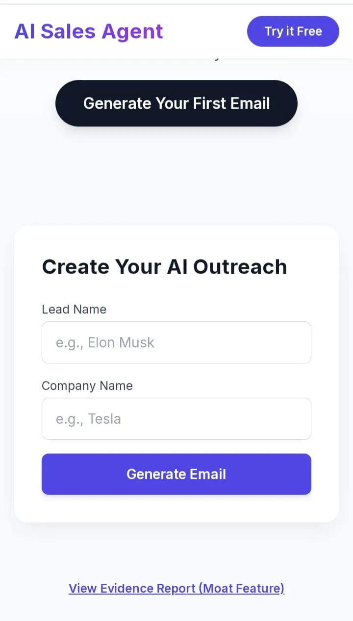 AI sales Agent gallery image