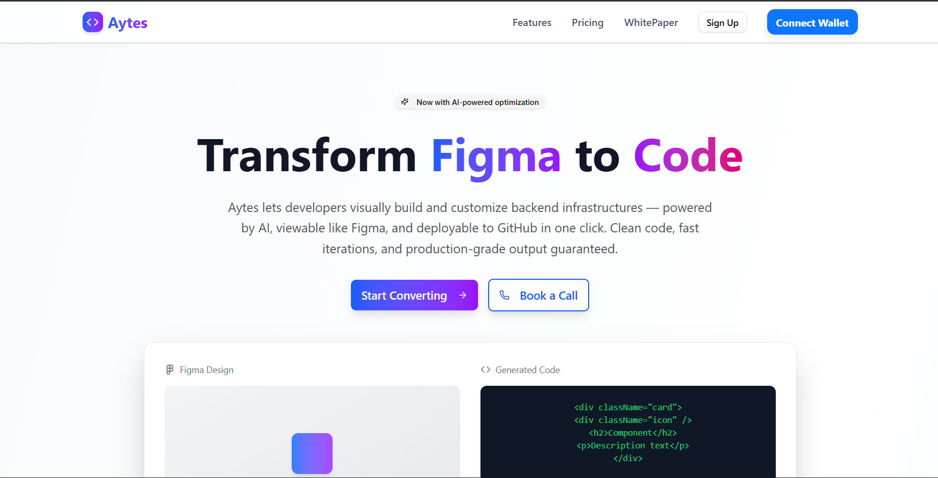 Mídia 3 de Eles - Buas visuais de IA para Node.js backands