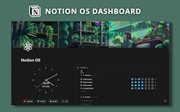 Notion OS Dashboard media 2