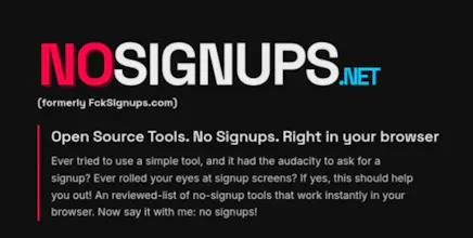 NoSignups gallery image