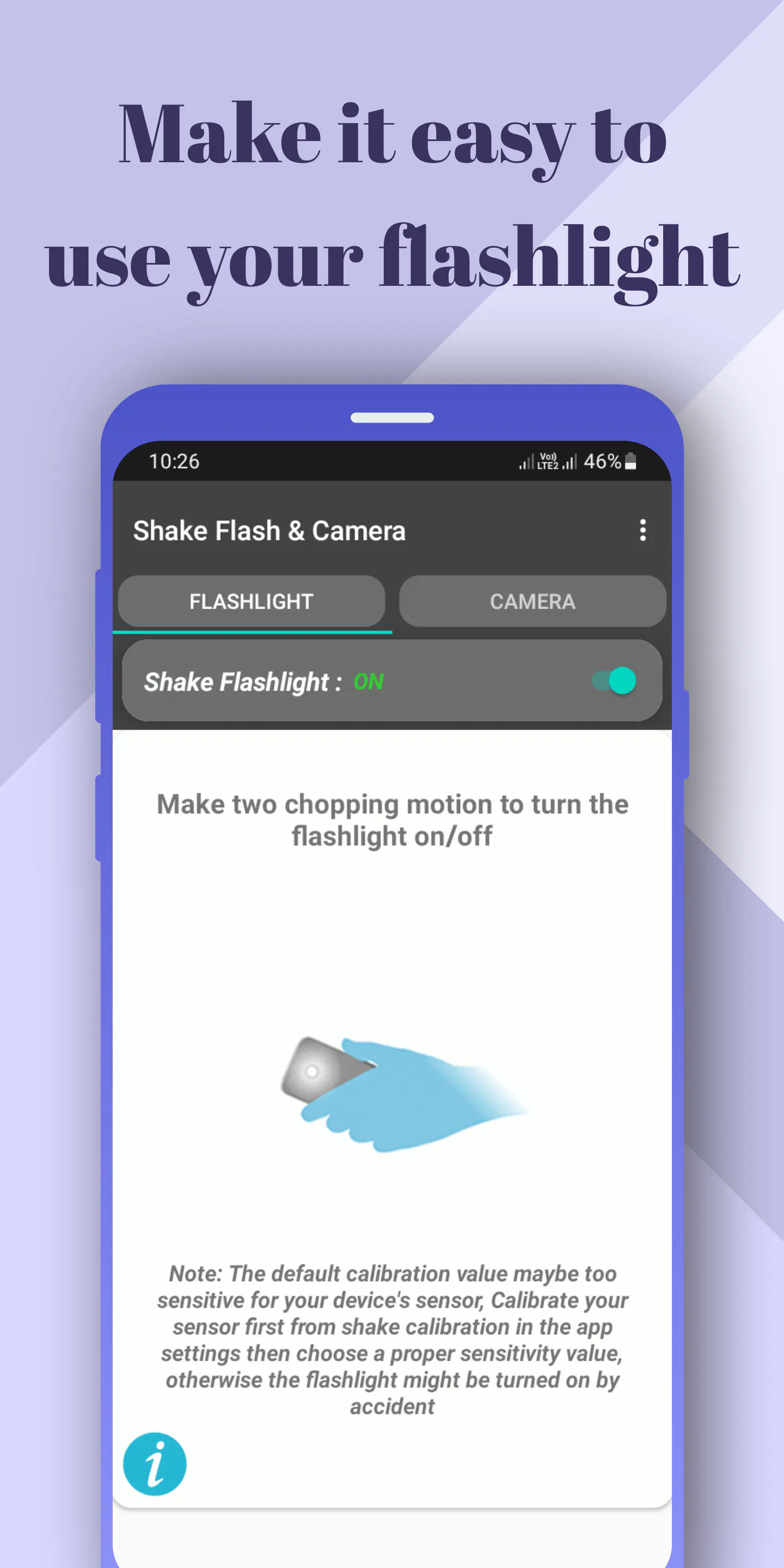 Shake flashlight & camera gallery image