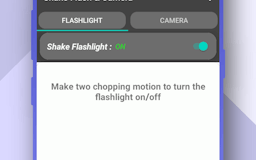 Shake flashlight & camera media 1