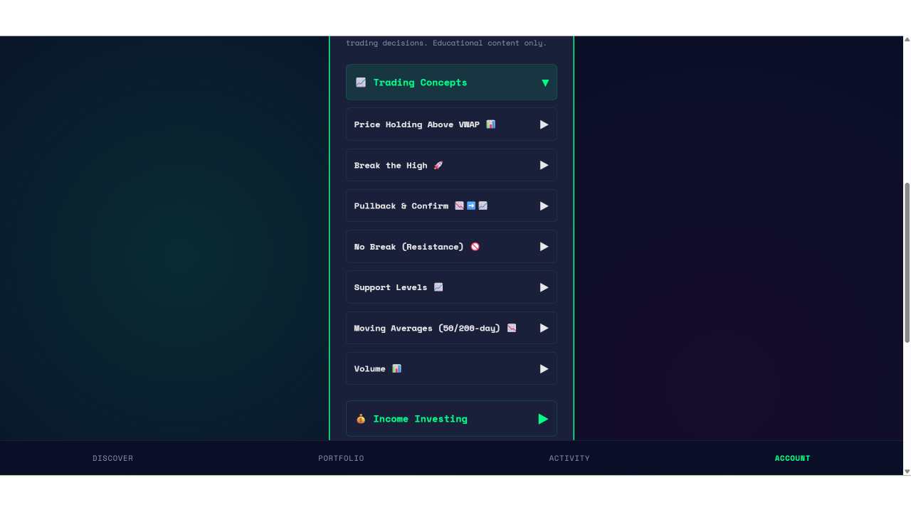 InvestSwipe gallery image
