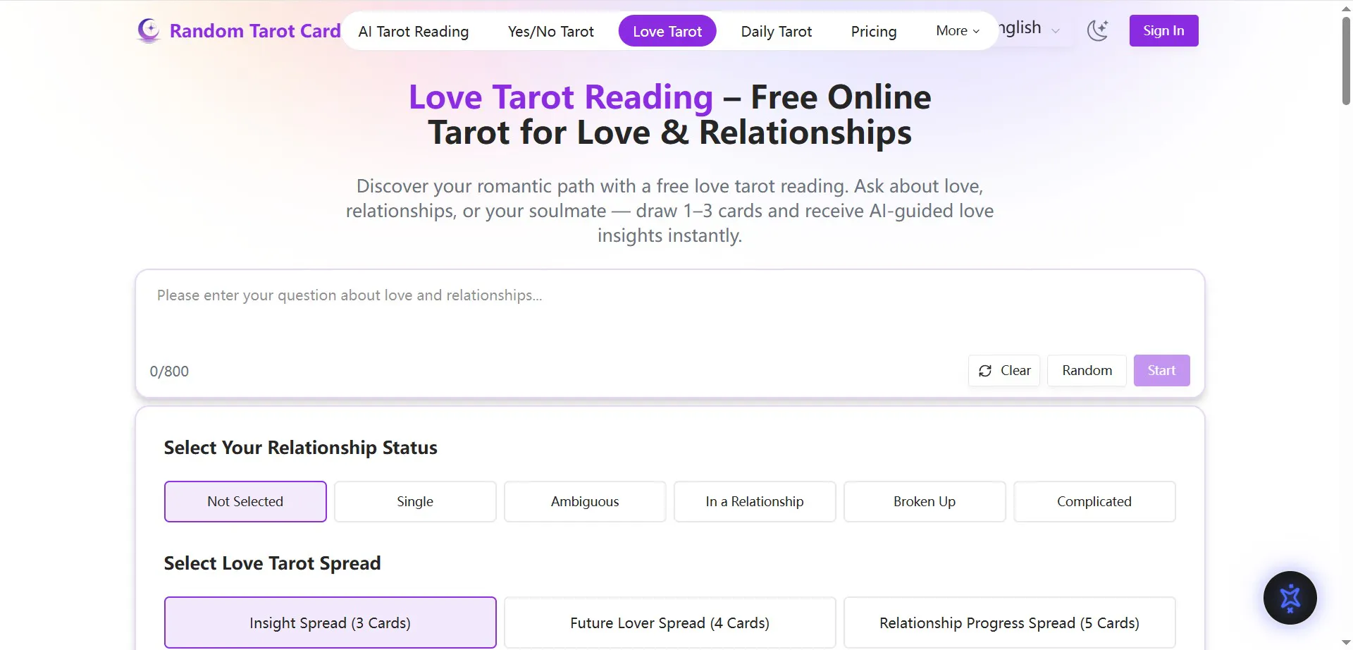 Random Tarot Card gallery image