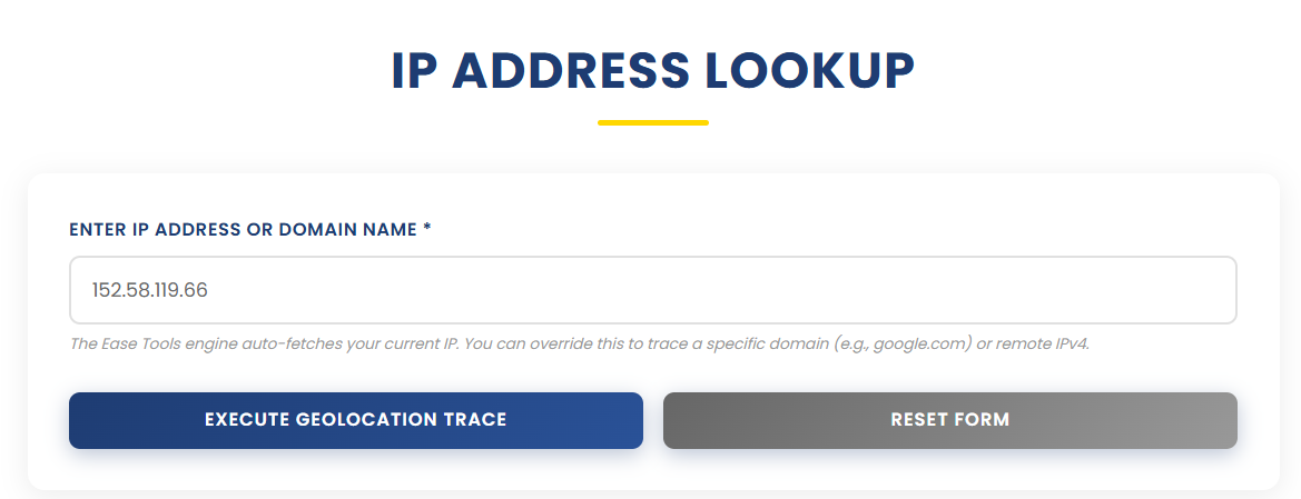 IP Address Lookup gallery image