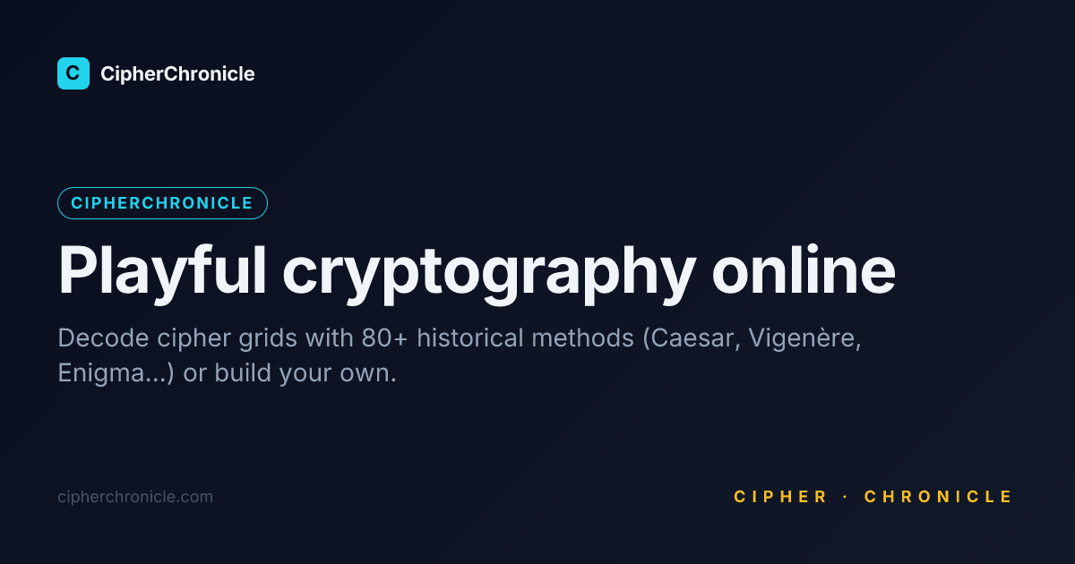 CipherChronicle gallery image