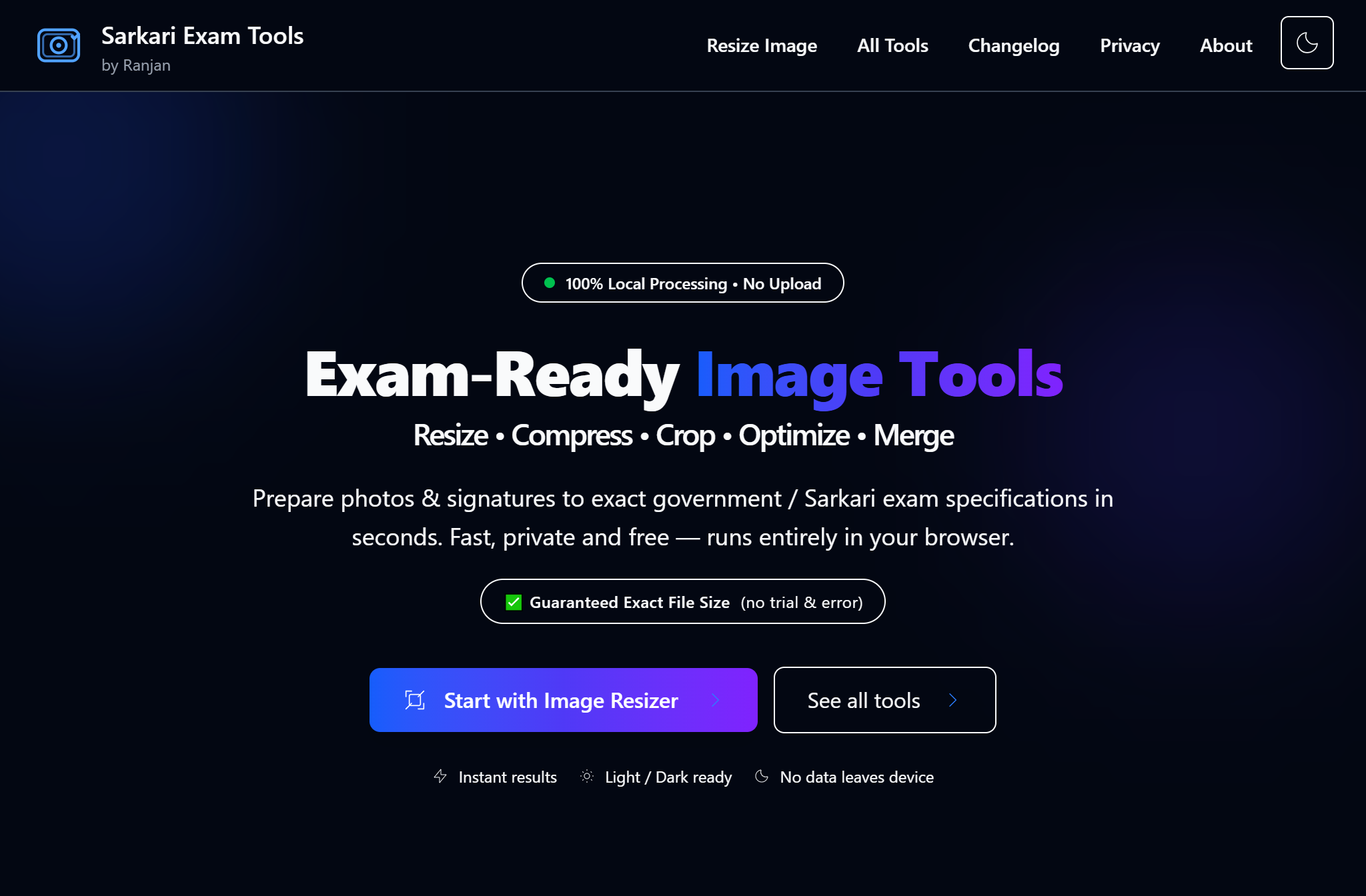 Sarkari Exam Image Tools gallery image