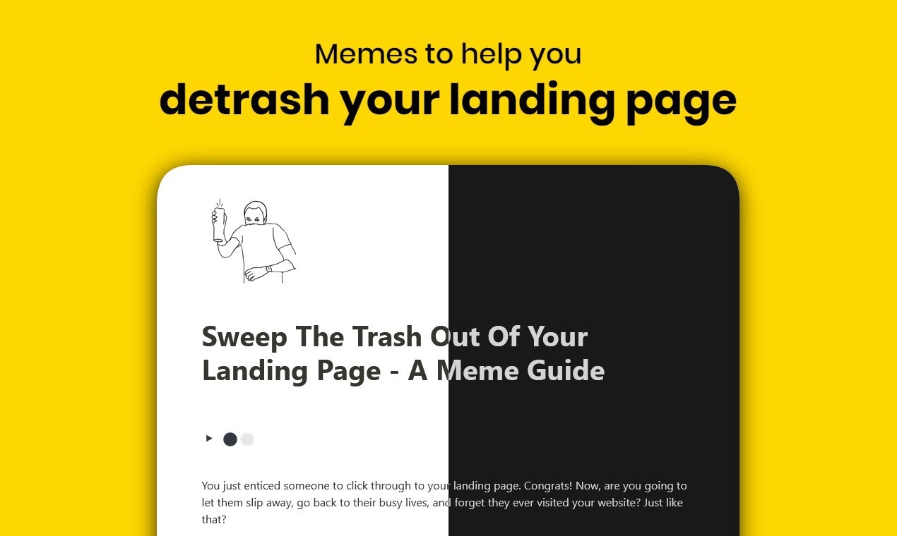 Memes para depreciar sua página de destino media 1