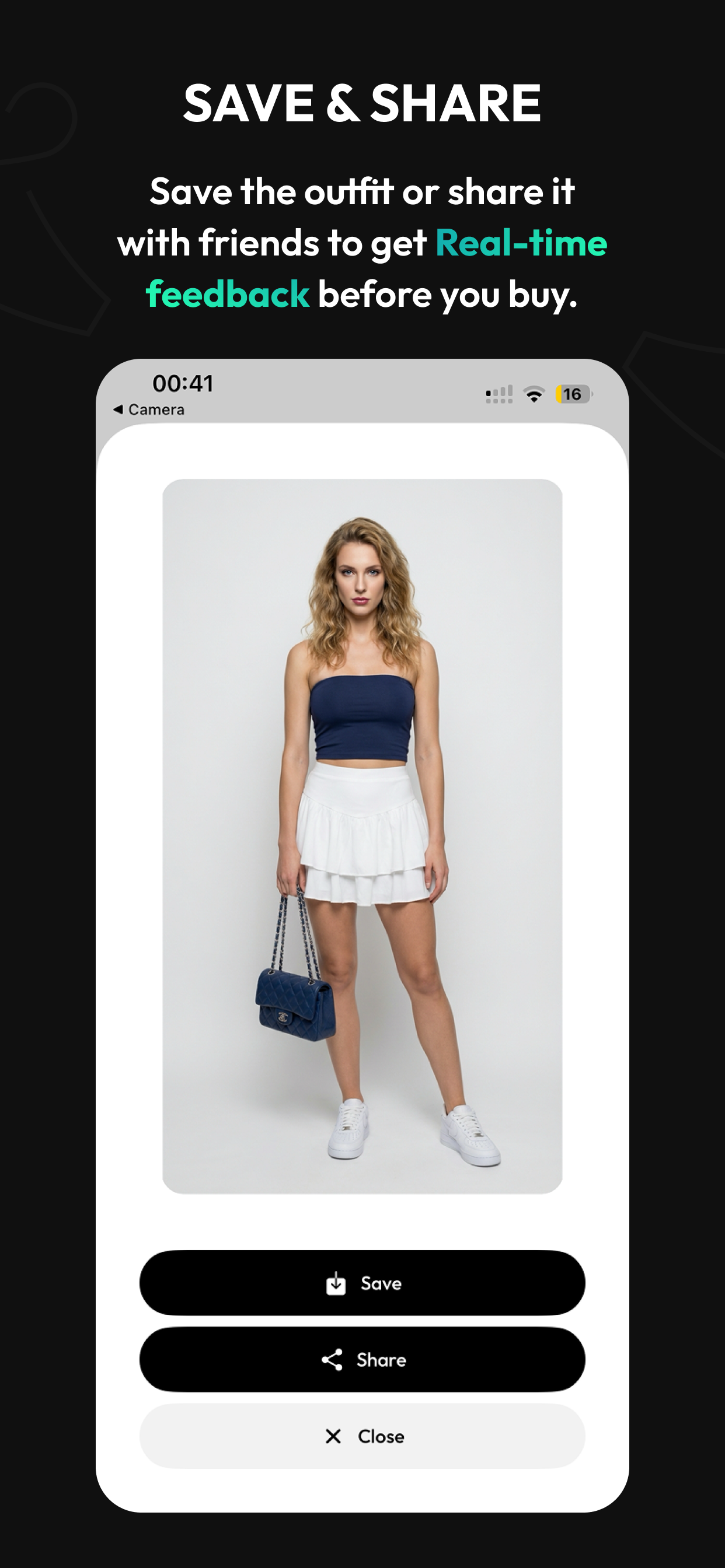 JEANZ: AI Outfit Plan & Closet - Screenshot 3 showing product features and functionality