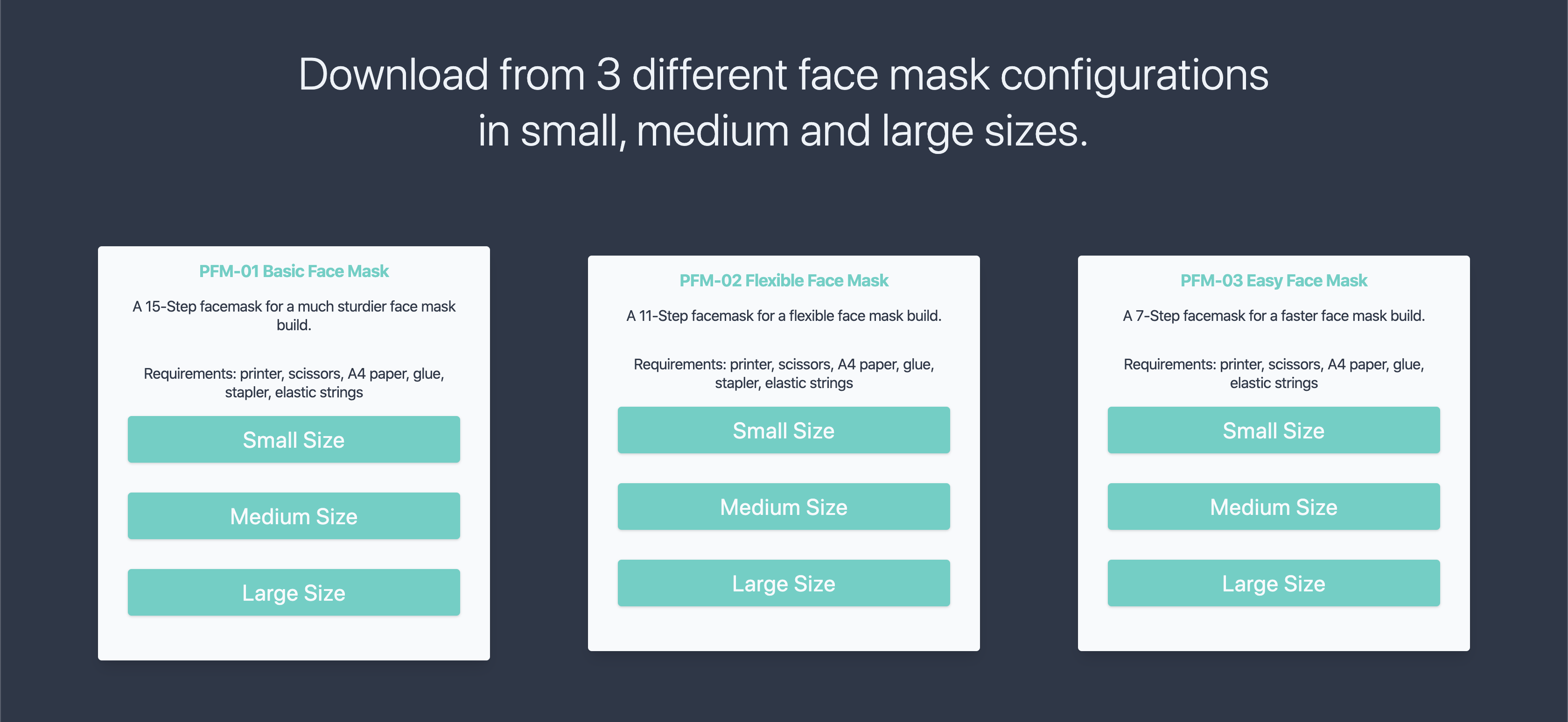 PrintableFacemask gallery image