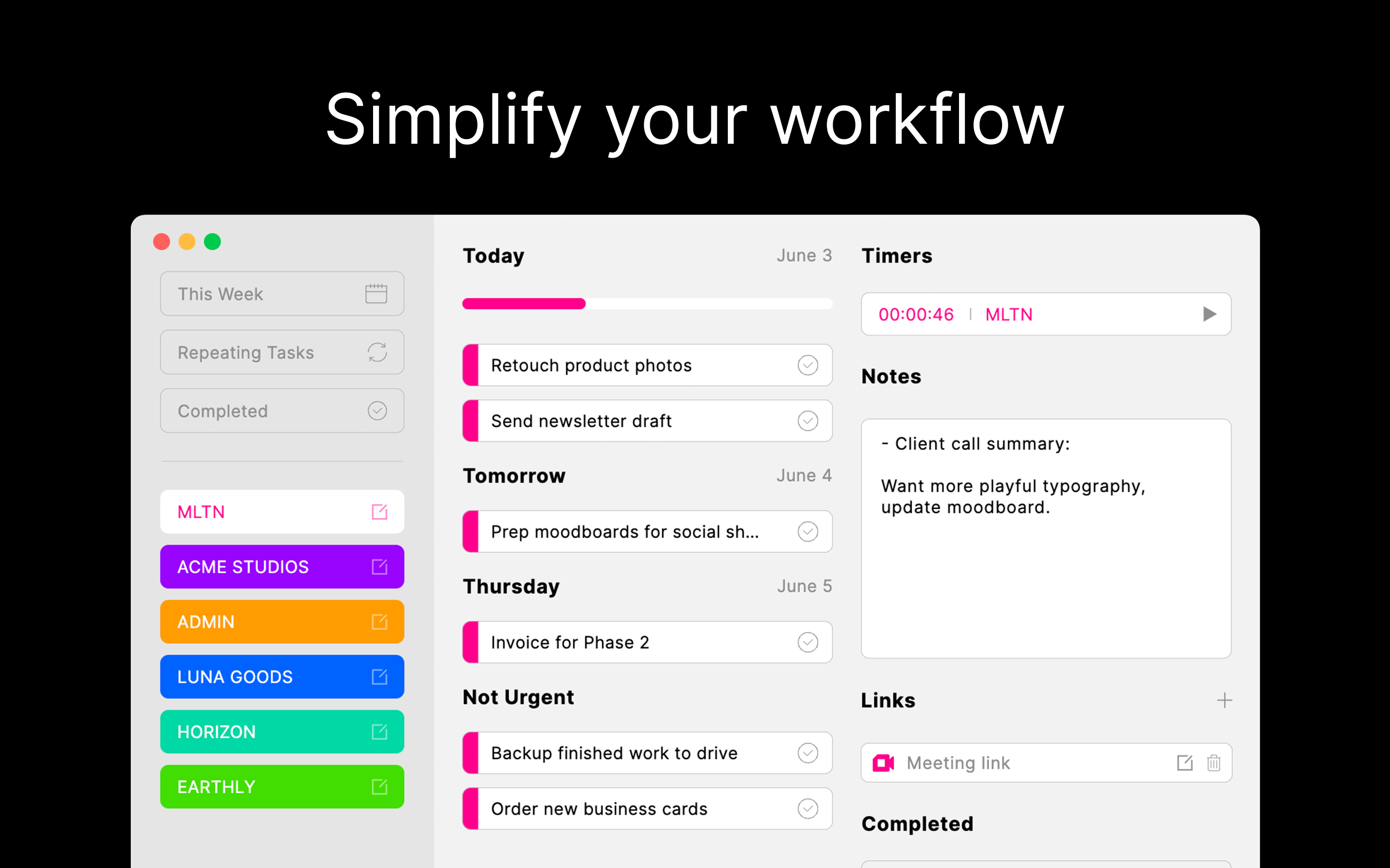 Trucco - Todo List & Time Tracker media 1
