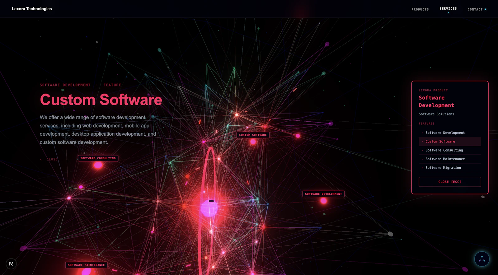 3D Neural Landing Page Kit screenshot 3