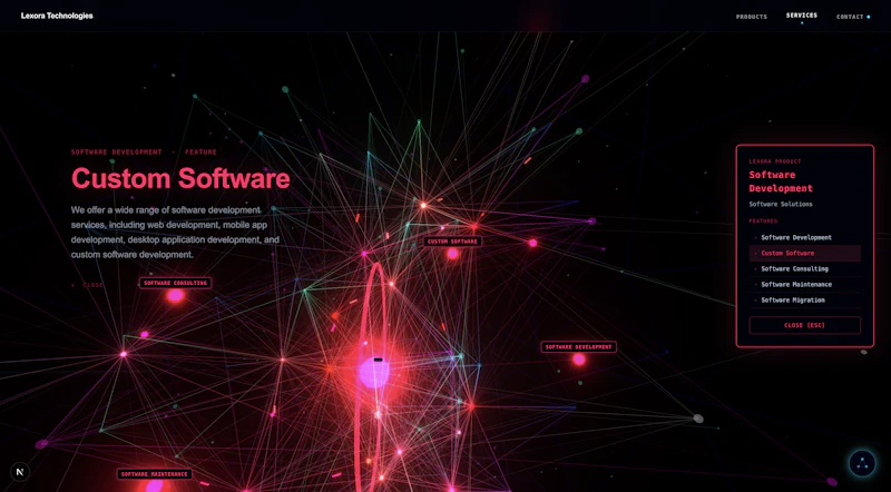 3D Neural Landing Page Kit screenshot 3