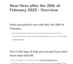 UK Coronavirus Support Checker gallery image